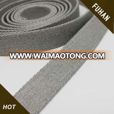 Good Quality Washable Grey Polyester Webbing